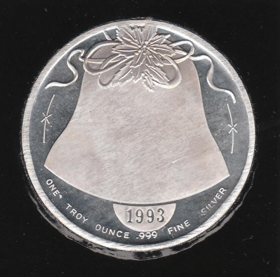 1993 Santa Claus Pure Silver Proof