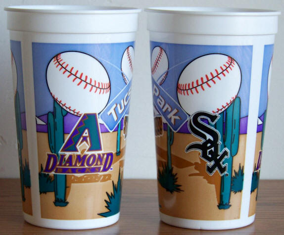 1999 Arizona Diamondbacks Chicago White Sox Spring Training Cup