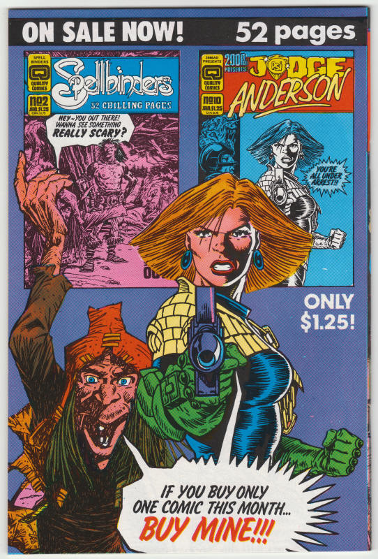 2000 AD Monthly Regular Series #10 back cover