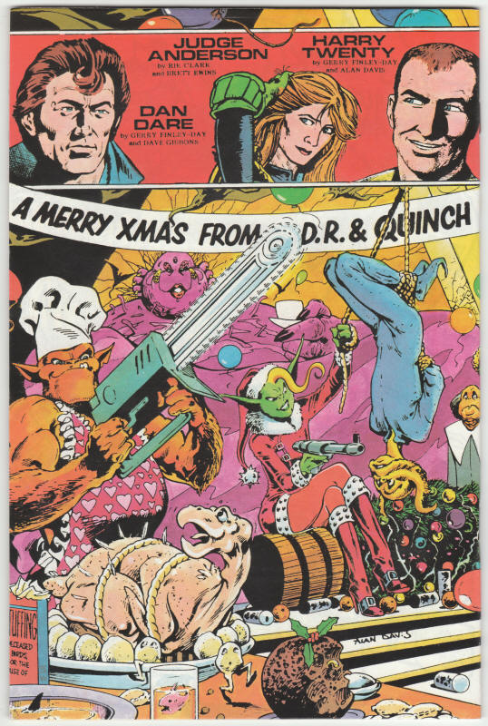 2000 AD Monthly Regular Series #12 back cover