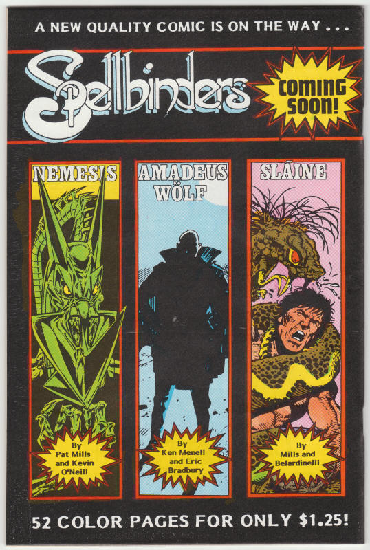 2000 AD Monthly Regular Series #8 back cover