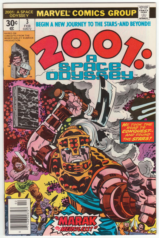 2001  A Space Odyssey #3 front cover
