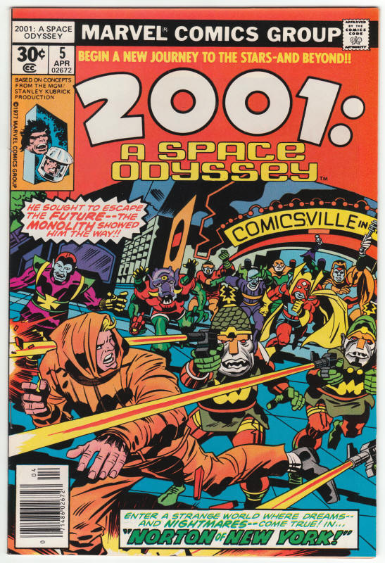 2001 A Space Odyssey #5 front cover