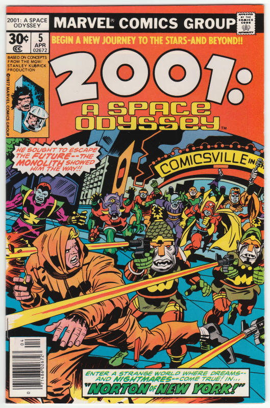 2001 A Space Odyssey #5 front cover