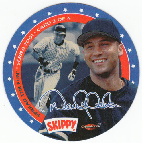 2001 Skippy CyberAction Disc #2 Derek Jeter