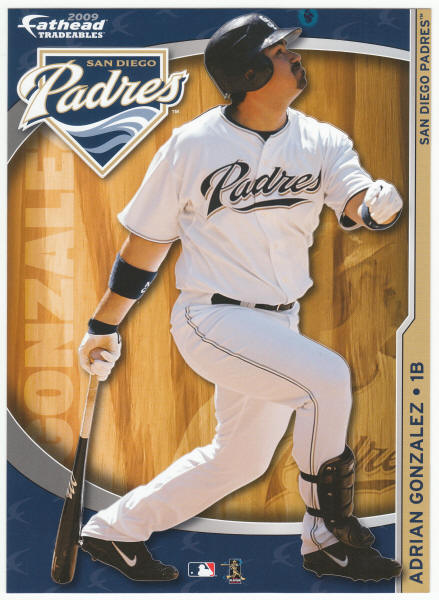 2009 Fathead Adrian Gonzalez