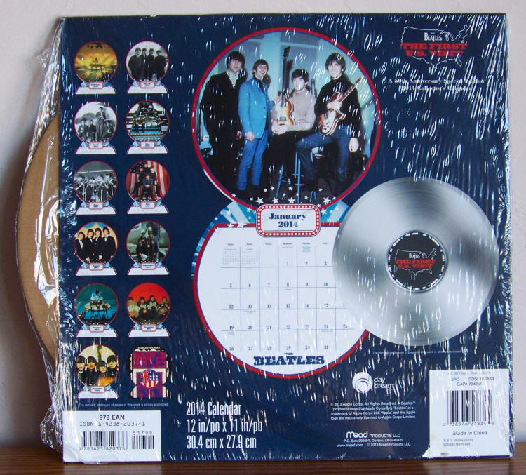 The Beatles First US Visit 2014 Calendar