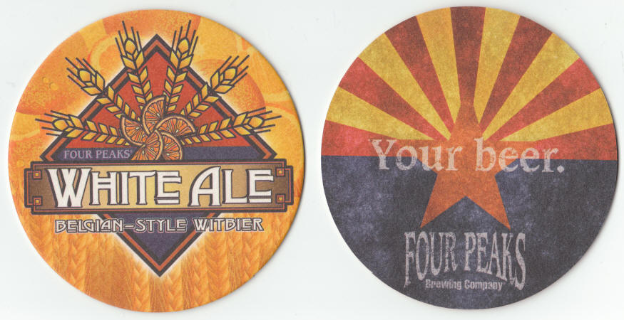 Four Peaks White Ale Coasters