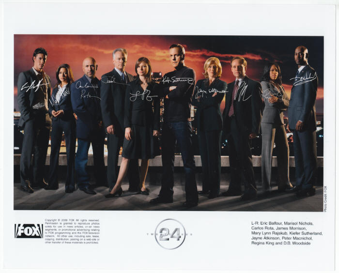 24 Cast Television Show Photo