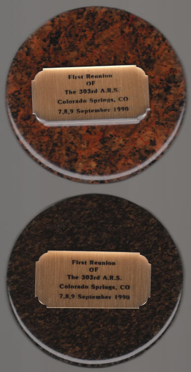 United States Air Force 303rd A.R.S. Paperweights front