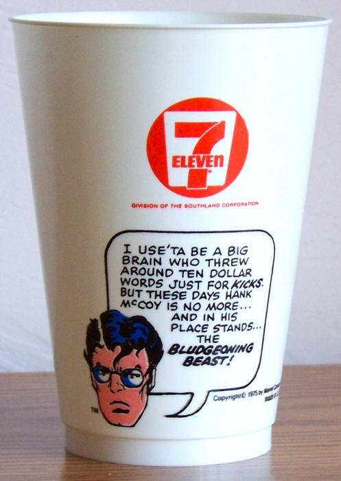 1975 Marvel Superhero 7-11 Slurpee Cup Beast