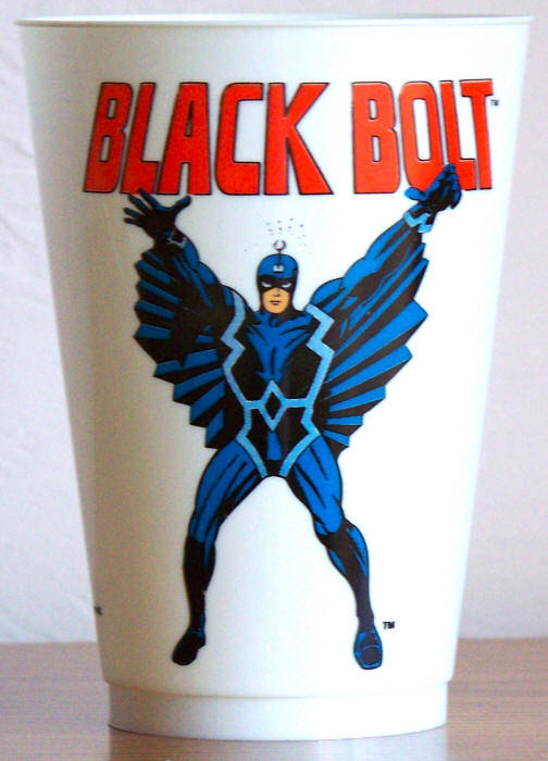 1975 Marvel Superhero 7-11 Slurpee Cup Black Bolt