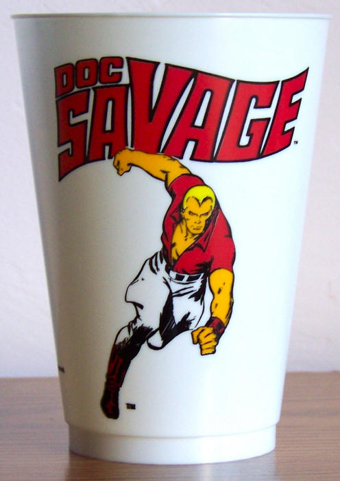 1975 Marvel Superhero 7-11 Slurpee Cup Doc Savage