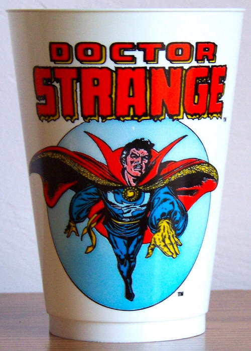 1975 Marvel Superhero 7-11 Slurpee Cup Doctor Strange