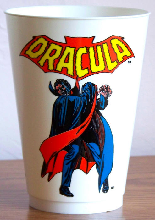 1975 Marvel Superhero 7-11 Slurpee Cup Dracula