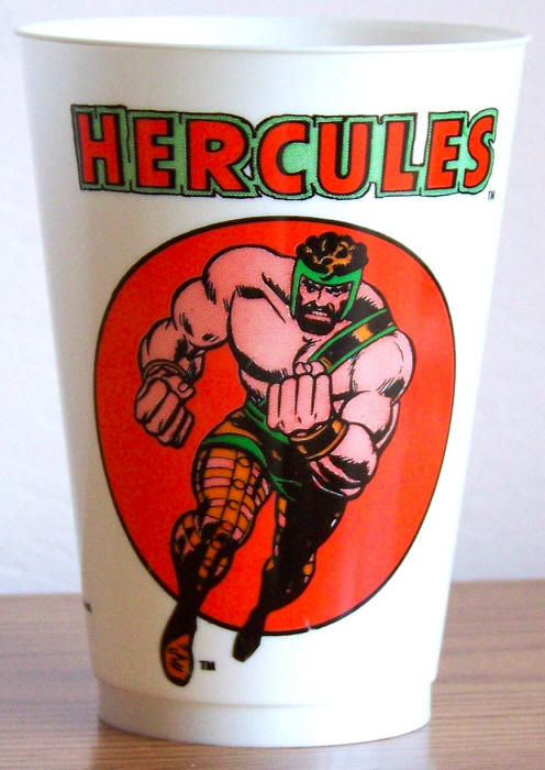1975 Marvel Superhero 7-11 Slurpee Cup Hercules