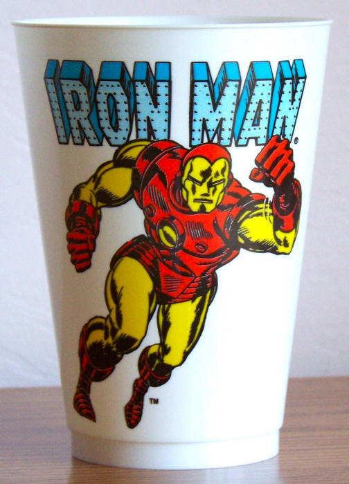 1975 Marvel Superhero 7-11 Slurpee Cup Iron Man