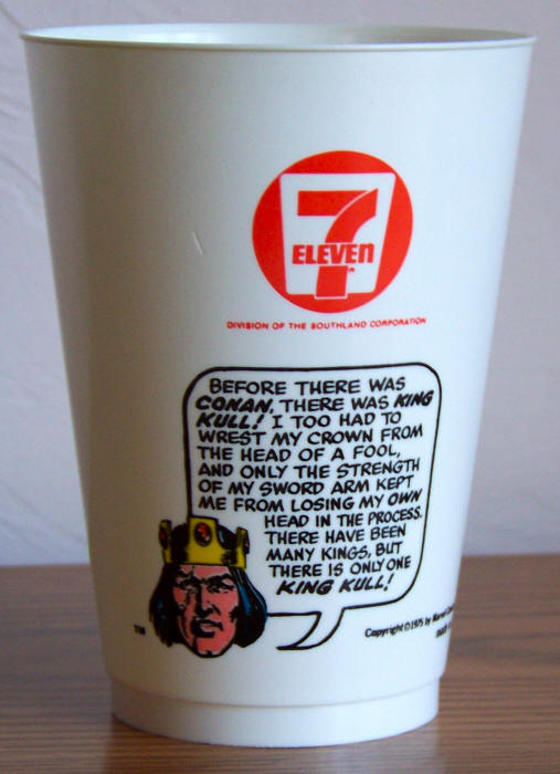 1975 Marvel Superhero 7-11 Slurpee Cup King Kull
