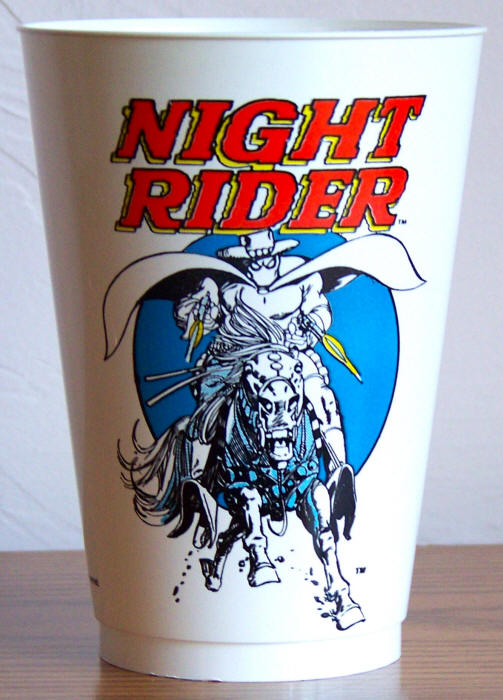 1975 Marvel Superhero 7-11 Slurpee Cup Night Rider