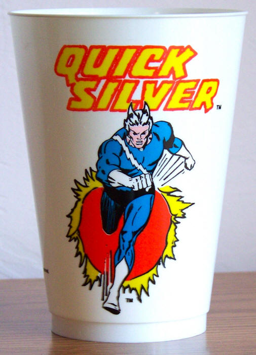 1975 Marvel Superhero 7-11 Slurpee Cup Quicksilver