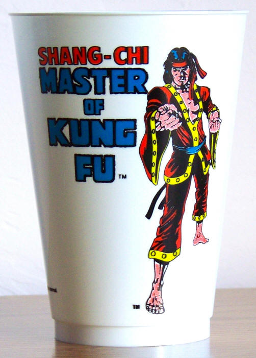 1975 Marvel Superhero 7-11 Slurpee Cup Shang-Chi Master Of Kung Fu