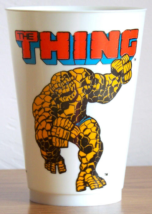 1975 Marvel Superhero 7-11 Slurpee Cup Thing Variation 1