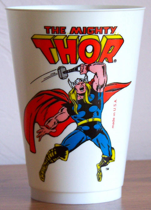 1975 Marvel Superhero 7-11 Slurpee Cup Thor