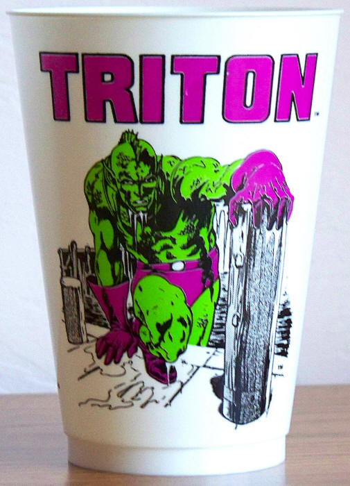 1975 Marvel Superhero 7-11 Slurpee Cup Triton