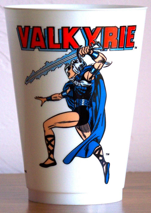 1975 Marvel Superhero 7-11 Slurpee Cup Valkyrie