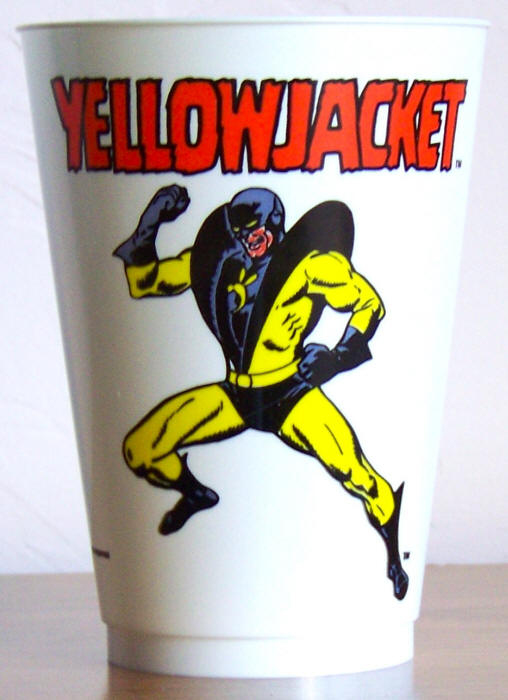 1975 Marvel Superhero 7-11 Slurpee Cup Yellowjacket