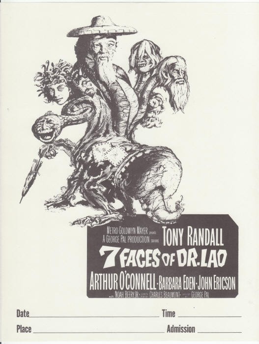 7 Faces Of Dr. Lao Handbill