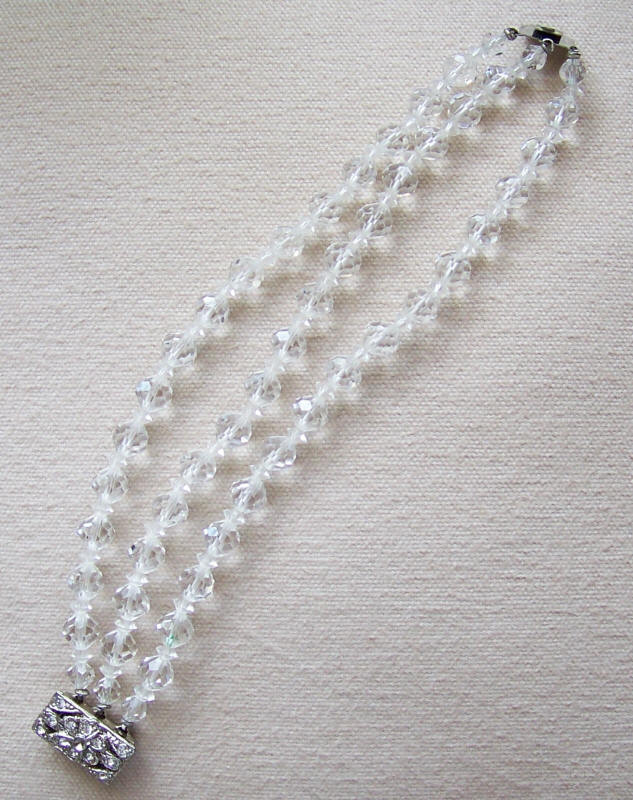 Aurora Borealis Bead Bracelet