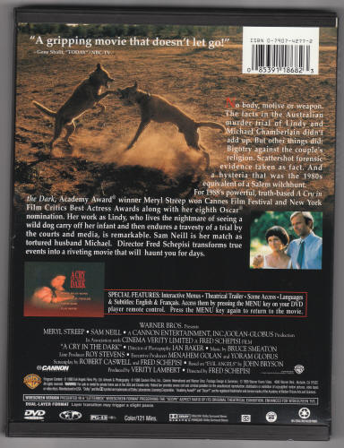 A Cry In The Dark DVD