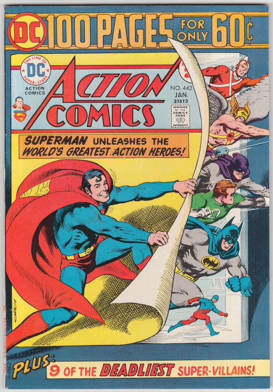 Action Comics #443 front cover