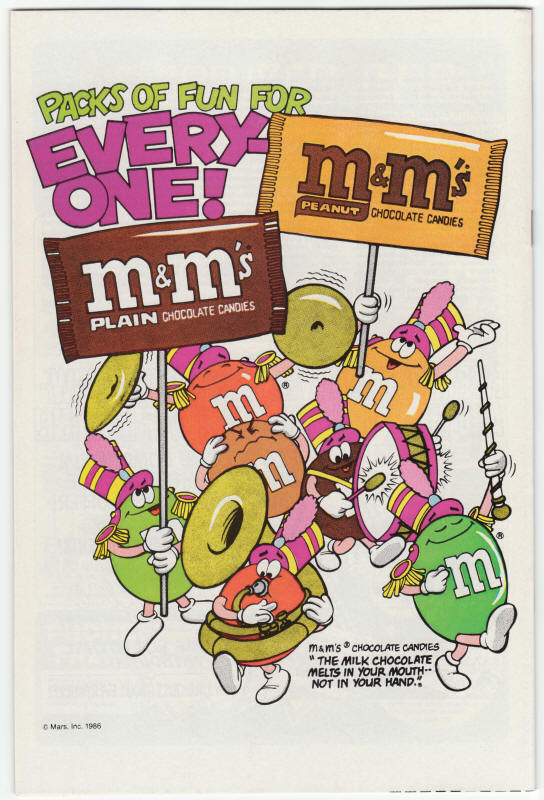 Action Comics #583 back cover