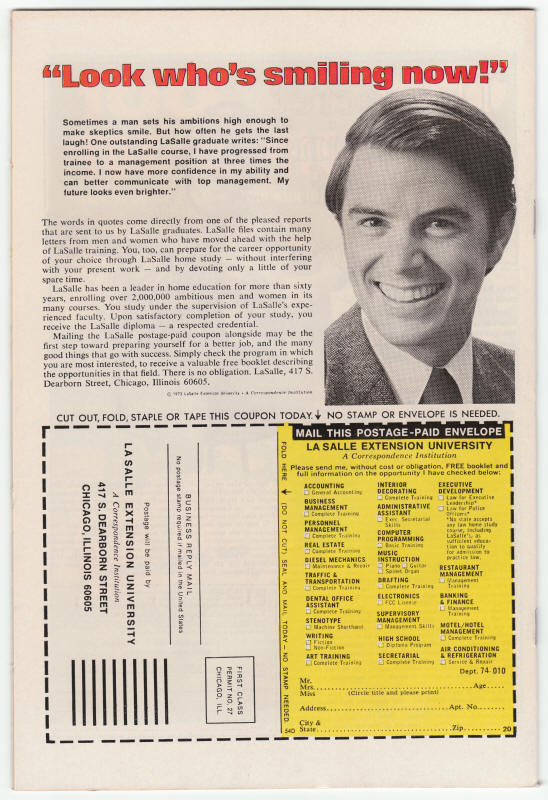 Adventures On The Planet Of The Apes #5 back cover