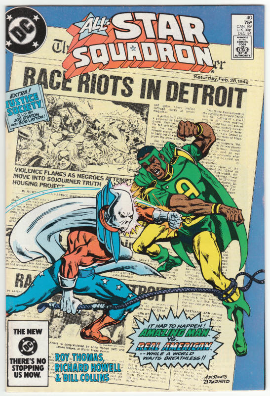 All Star Squadron #40 front cover