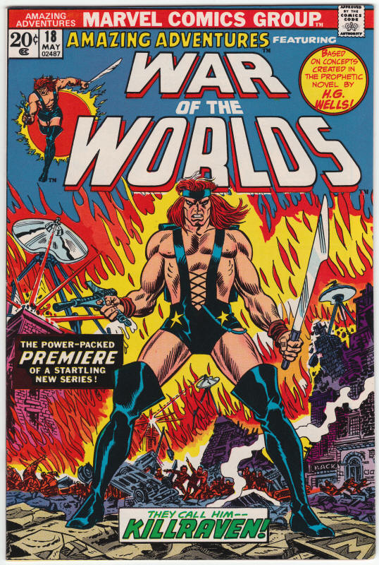 Amazing Adventures #18 First Killraven front cover