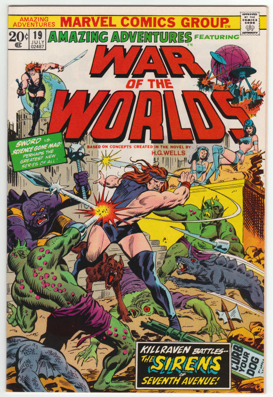 Amazing Adventures #19 front cover