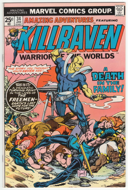 Amazing Adventures #34 front cover