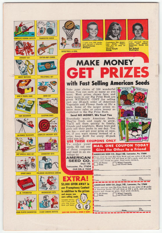 Amazing Adventures #6 back cover