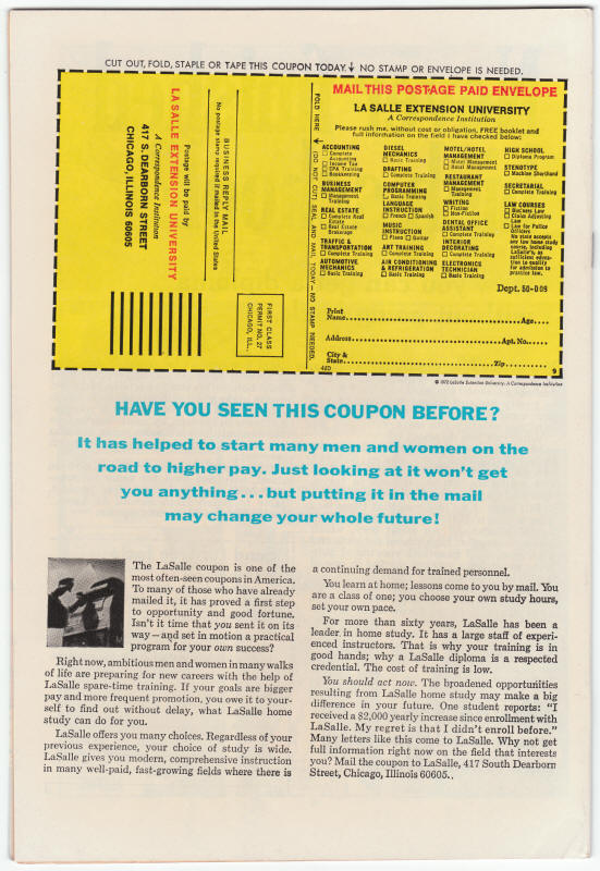 Amazing Spider-Man 131 back cover