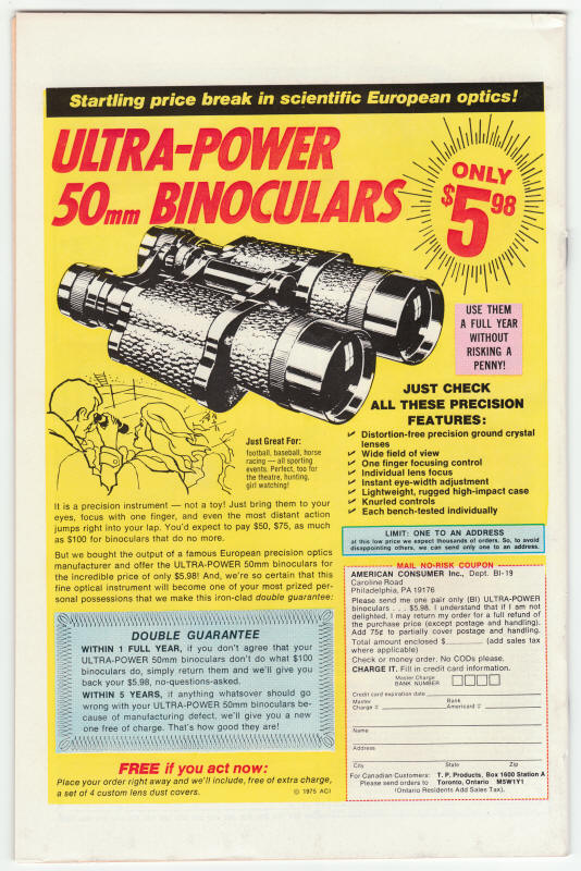 Amazing Spider-Man 148 back cover