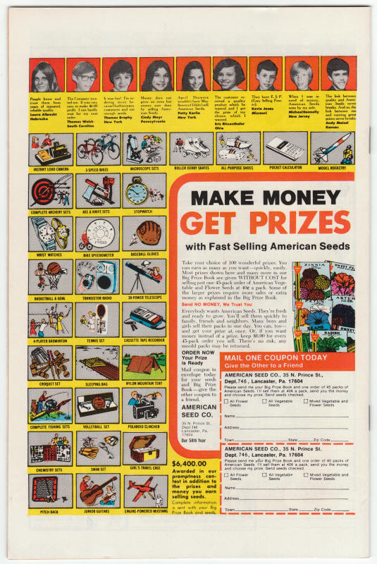 Amazing Spider-Man #167 back cover