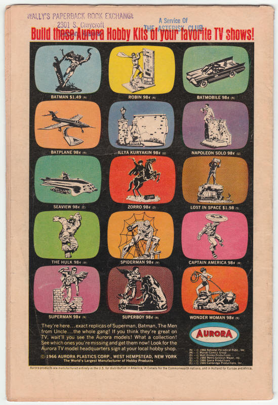 Amazing Spider-Man #47 back cover