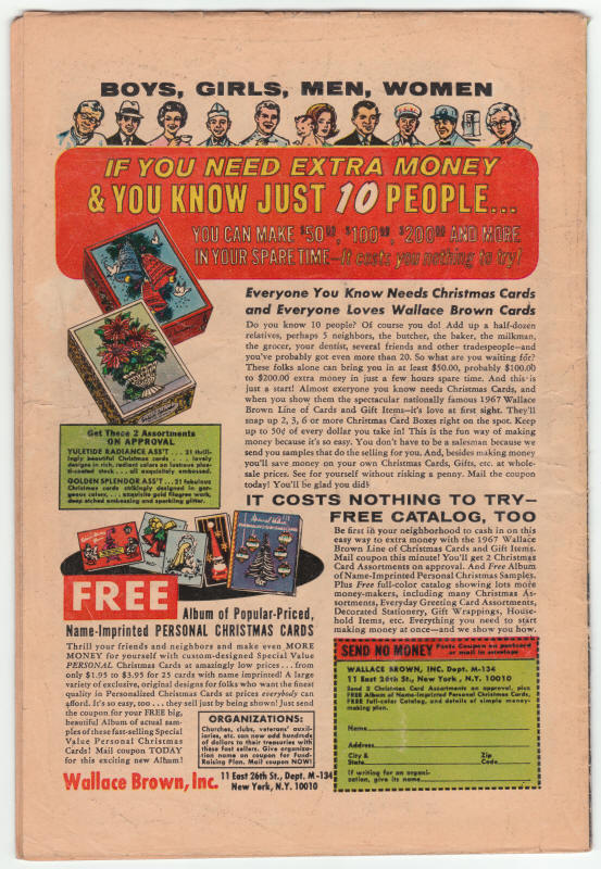 Amazing Spider-Man #53 back cover