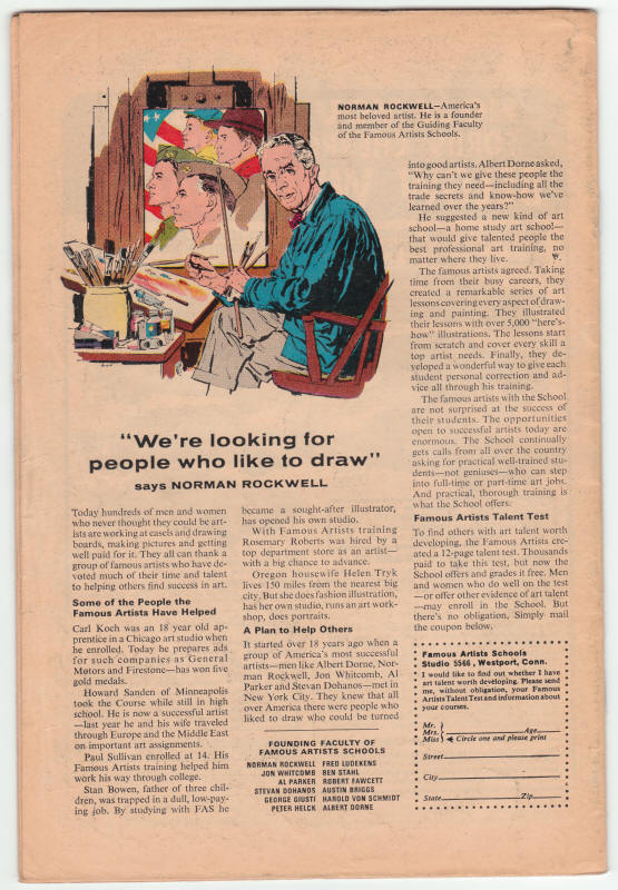 Amazing Spider-Man #54 back cover