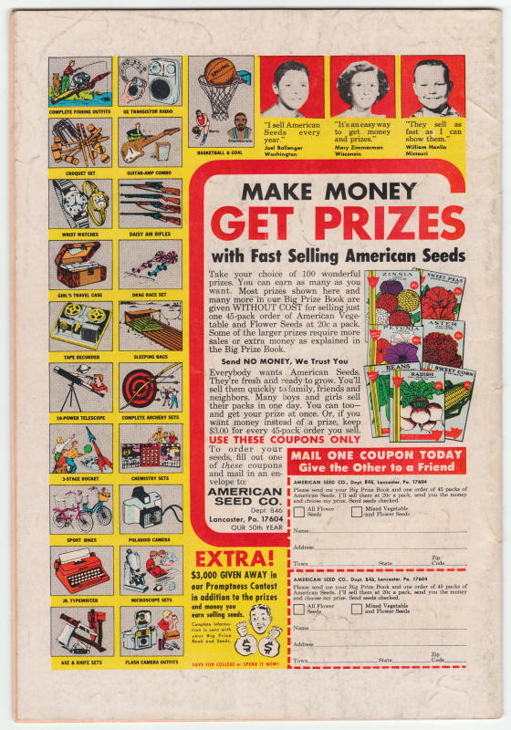 Amazing Spider-Man #61 back cover