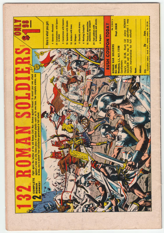 Amazing Spider-Man #62 back cover