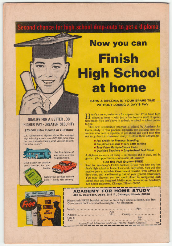 Amazing Spider-Man #74 back cover